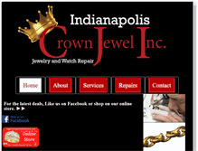 Tablet Screenshot of indycrownjewel.com